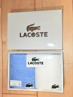 LACOSTE タオルハンカチ2枚セット