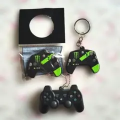 ゲームコントローラー キーホルダー 3点セット