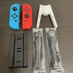 Nintendo Switch ジョイコン+ストラップ 純正　おまけ付き