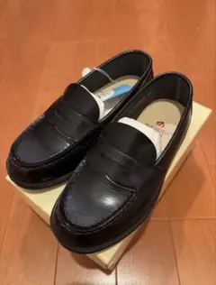 【美品】HARUTA KIDS フォーマルシューズ 黒 19cm