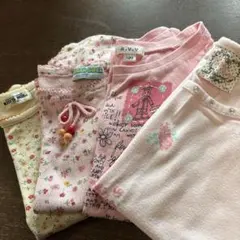 まとめ売り 半袖 ノースリ ピンク 110・120cm 女の子 キッズ 子供服のサムネイル