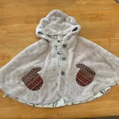 ブランシェス　リバーシブルポンチョ