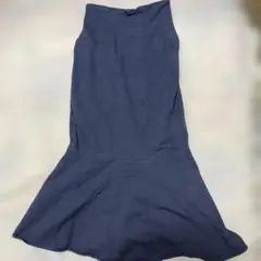 SNIDEL ロングスカート フレア マーメイド ネイビー