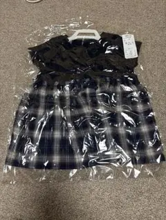 【新品タグ付き】COMME CA ISM 半袖ワンピース 女の子 90ネイビーのサムネイル