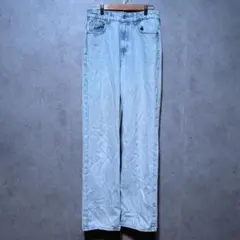 【ZARA】ザラ(38)デニムワイドパンツ＊ジーンズ＊ジーパン＊ライトブルー