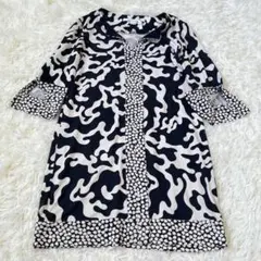 DAIANダイアンフォンファステンバーグ　シルク　柄　ワンピース