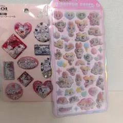 パワーパフガールズ コットンパフィ101匹わんちゃん シール 2枚セット
