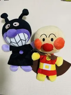 アンパンマンとバイキンマンのパペット