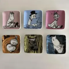 ムーミン　プチプレートセット（キャラクター）小皿　6枚 最終価格です