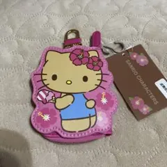 【新品未使用品】 日焼け ハローキティ ダイカットスマートキーケース しまむら