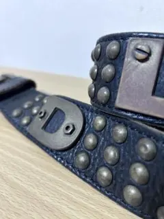 DIESEL スタッズ付きレザーベルト