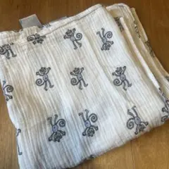 【エイデンアンドアネイ】 おさる柄おくるみ スワドル
