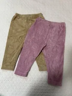 ユニクロ　コーデュロイパンツ 2色セット　80センチ