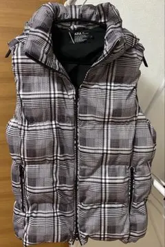 AZUL by moussy フード付ダウンベスト