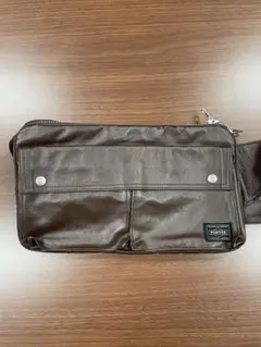 PORTER ブラウンショルダーバッグ