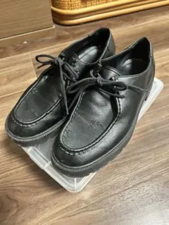 ZARA ブラック モカシン デッキシューズ - メルカリ