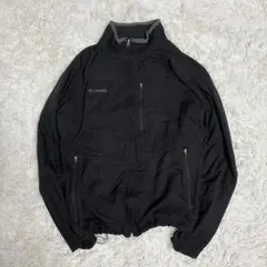 コロンビア ソフトシェルジャケット フリース 刺繍 ブラック 2XL