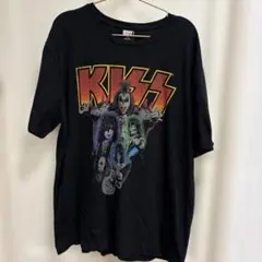 KISS バンドメンバー プリント Tシャツ 2XL