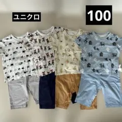 ユニクロ　絵本コレクション　ドライパジャマ　100サイズ　4枚セット