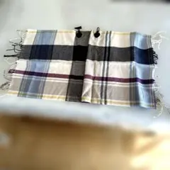 新品　チェック柄 ストール・ショール