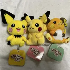ポケモンフィット ピチュー・ピカチュウ・ライチュウセット 美品