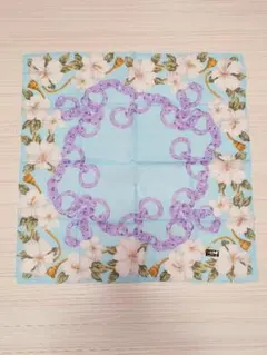 ★新品★ CELINE 花柄とチェーンモチーフ ハンカチ