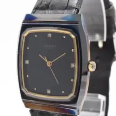 不動品 RADO ラドー メンズ腕時計 4Pダイヤ ブラック DIASTARのサムネイル