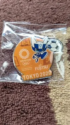 TOKYO 2020 オリンピック ピンバッジ 富士通