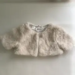 美品　H&M エコファー　ボレロ　結婚式　発表会　110 女の子