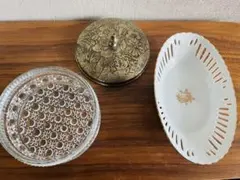 最終 ボンボニエールと長皿