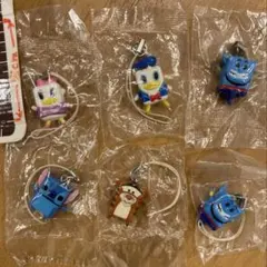 ぷっちょ　ストラップ　チャーム　ディズニー(ドナルド、デイジー、スティッチ他)