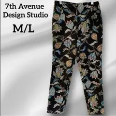 美品✨花柄カジュアルパンツ 【2 】ボタニカル レディース 柄パンツ