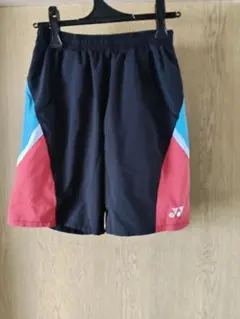 YONEX バドミントン　テニス　パンツ 黒/青/赤　Мサイズ