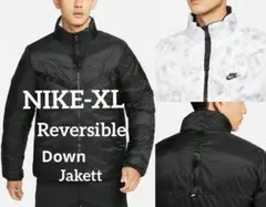 残少 XL ナイキ リバーシブル ハイテク ダウンジャケット ゴルフ 2.4万円