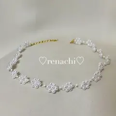 韓国アクセサリー　ビーズアクセサリー　ネックレス