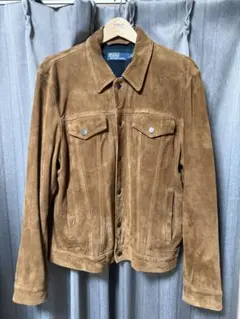 Polo by Ralph Lauren スエードレザー　トラッカージャケット