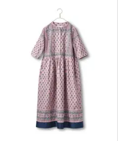 シャンブルドゥシャーム☆新品オリジナルチェックよこ四角ワンピース