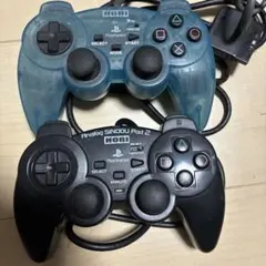 EZ 【動作確認済】PS/PS2 HORI アナログ振動パッド ホリ プレステ２