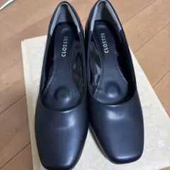 CLOSSHI 黒 パンプス23.5センチEEEのサムネイル