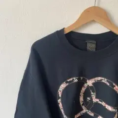 OBEY ブラック スウェット トレーナー　古着　アメカジのサムネイル