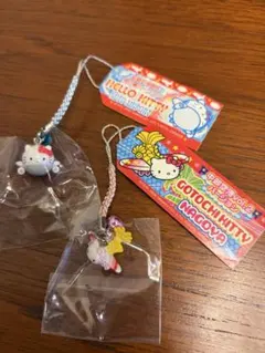 ハローキティご当地ストラップ 根付けストラップ 福岡限定 あまおう