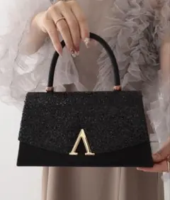 グリッター フラップ スマート 2WAY パーティーバッグ