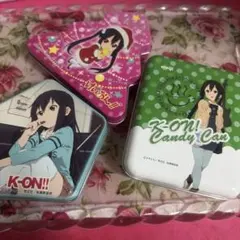 けいおん！ 中野梓 キャンディ缶 3個セット チロルチョコ
