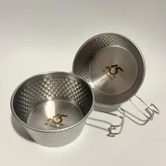 Helinox aend シェラカップ ジャパンリミテッド ステンレス2個セット