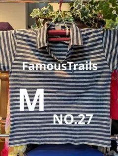 Famous Trails ポロシャツ ボーダー M