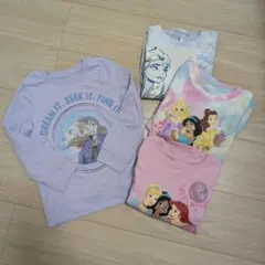 ディズニープリンセス　トレーナー　4枚セット　アナ雪