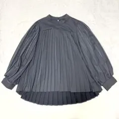 ルイルエブティック　L　プリーツフレアトップス　オフィスカジュアル　セレモニー