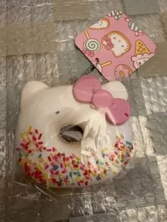 サンリオカフェワゴン ハローキティ マスコットスクイーズ ドーナツ