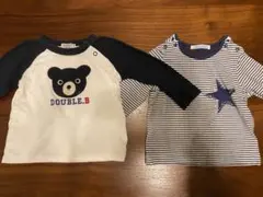 DOUBLE.B 長袖Tシャツ 2点セット