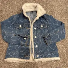 SHEIN デニムジャケット 5Y ハート柄